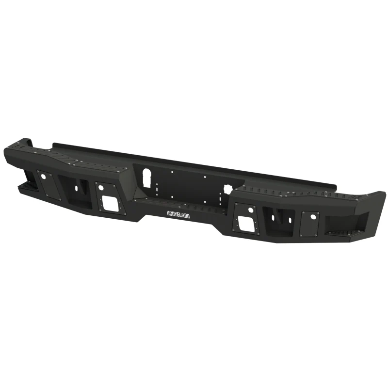 Bodyguard A2 Rear - Sensor Cutouts Light Cutouts Bare Metal Dual Exhaust Only Model DGR19AYLB