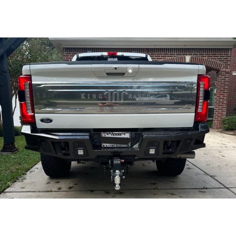 Bodyguard A2 Rear - Sensor Cutouts Light Cutouts Texture Black Powder Coat Model DFF23BYLT - Image 2
