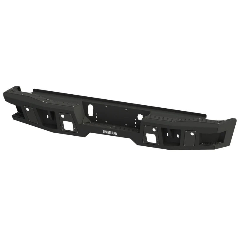 Bodyguard A2 Rear - W/O Sensor Cutouts Light Cutouts Texture Black Powder Coat - Fits Dual Exhaust Only Model DGC19ANLT