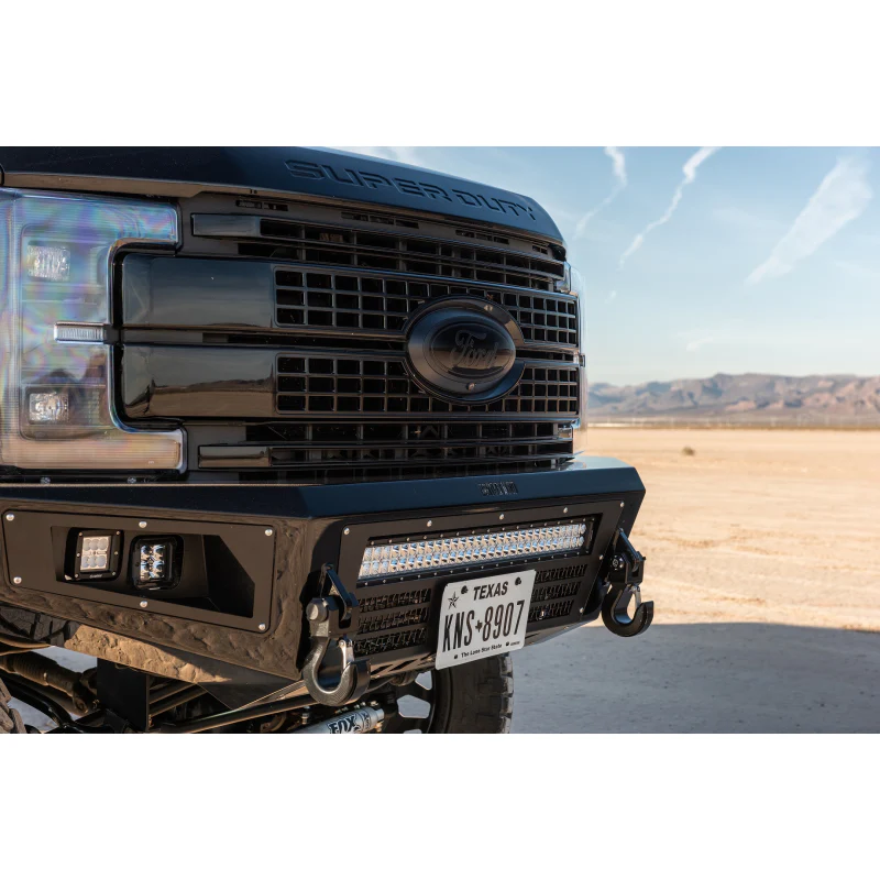 Bodyguard A2L Front Base - ACC Compatible Single Light Bar Cutout Bare Metal *Fits 450/550 Fender Trim* Model GAF17DNBNN - Image 2