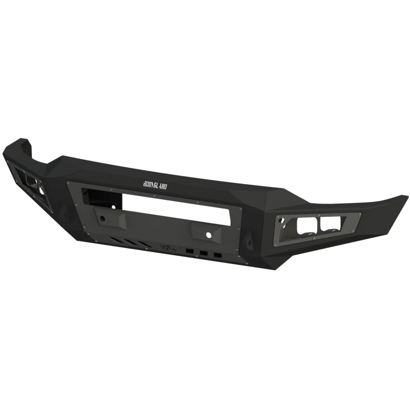 Bodyguard A2L Front Base - Sensor Cutouts Single Light Bar Cutout Bare Metal Model GAC19AYBNN