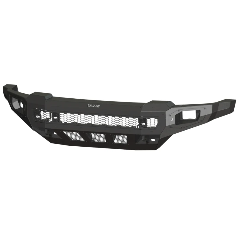 Bodyguard Freedom Front Base Non-Winch W/O Sensor Cutouts Bare Metal Model NAG20BNBNN