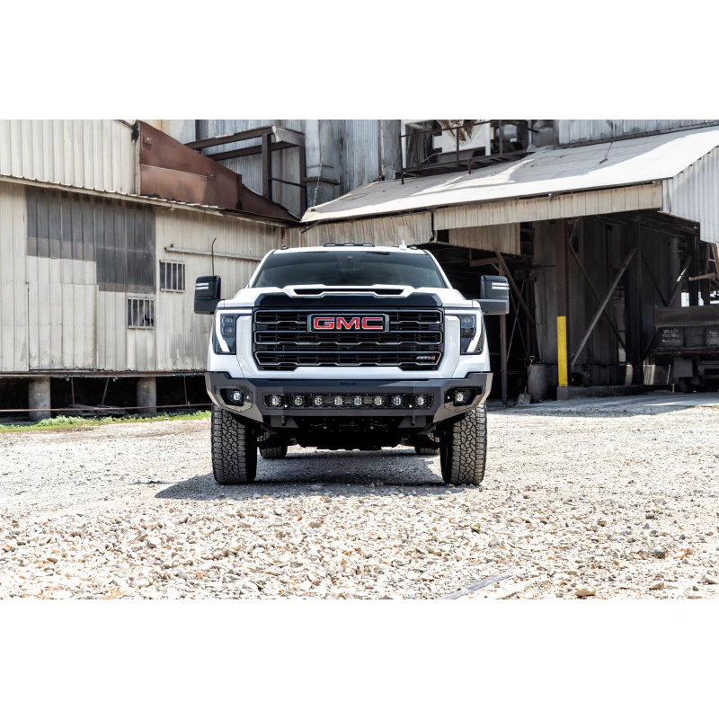 Bodyguard Freedom Front Base Non-Winch W/O Sensor Cutouts Bare Metal Model NAG24BNBNN - Image 2