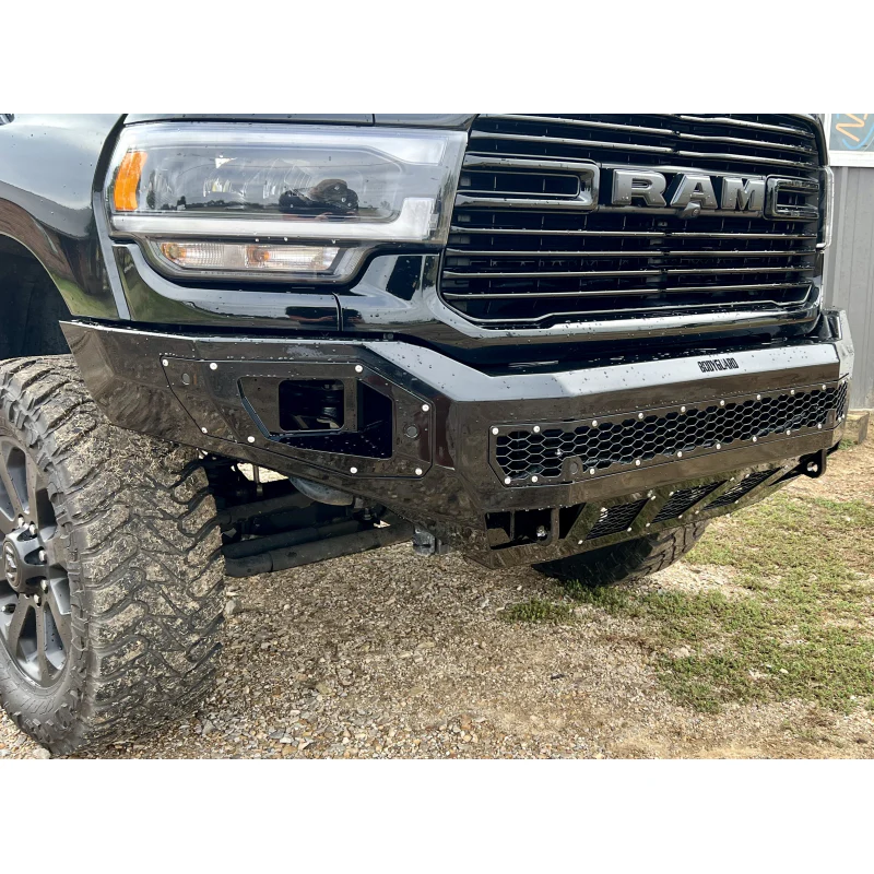 Bodyguard Freedom Front Base Non-Winch W/O Sensor Cutouts Texture Black Powder Coat Model NAR19BNTNN - Image 4