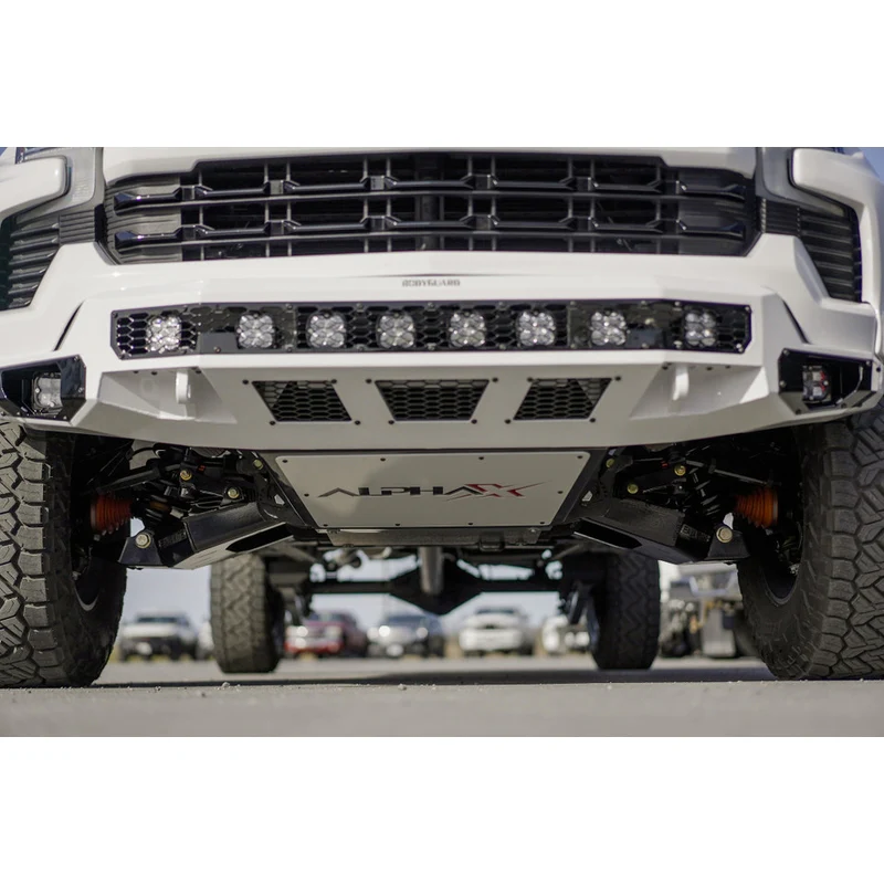 Bodyguard Freedom Front Base Non-Winch - w/ Sensor Cutouts - Textured Black Powdered Coat Model NAC22AYTNN - Image 8