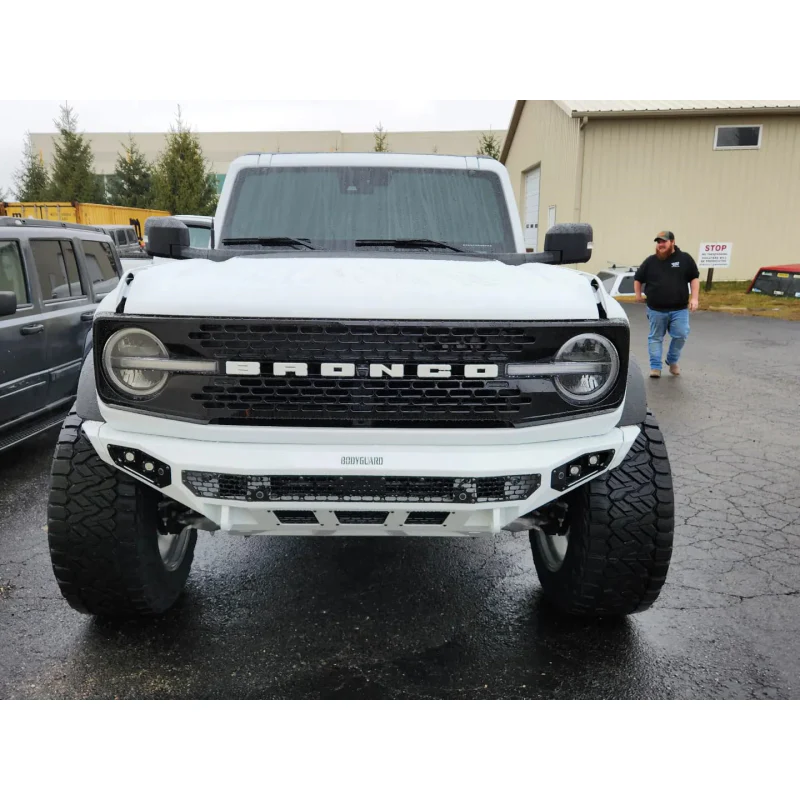 Bodyguard Freedom Front Base Raptor Only Non Winch Sensor Cutouts Texture Black Powder Coat Model NAF21MYTNN-R - Image 5