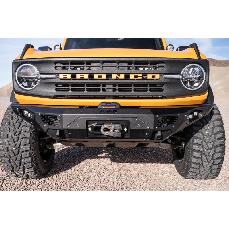 Bodyguard Freedom Front Base Raptor Only Winch Mount Sensor Cutouts Bare Metal Model LAF21MYBNN-R - Image 7