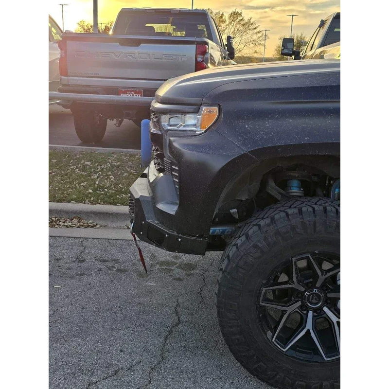 Bodyguard Freedom Front Base w/ Winch Mount - w/ sensor cutouts - Textured Black Powder Coat - w/ camera harness or pod Model LBC22AYTNB - Image 4