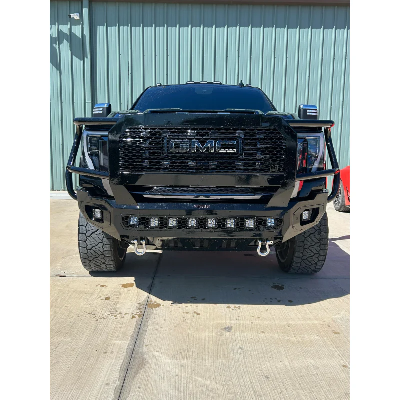 Bodyguard Freedom Front Extreme Non-Winch Sensor Cutouts W/ Mesh Grille No Camera Harness Texture Black Powder Coat Model NEG24BYTMN - Image 2