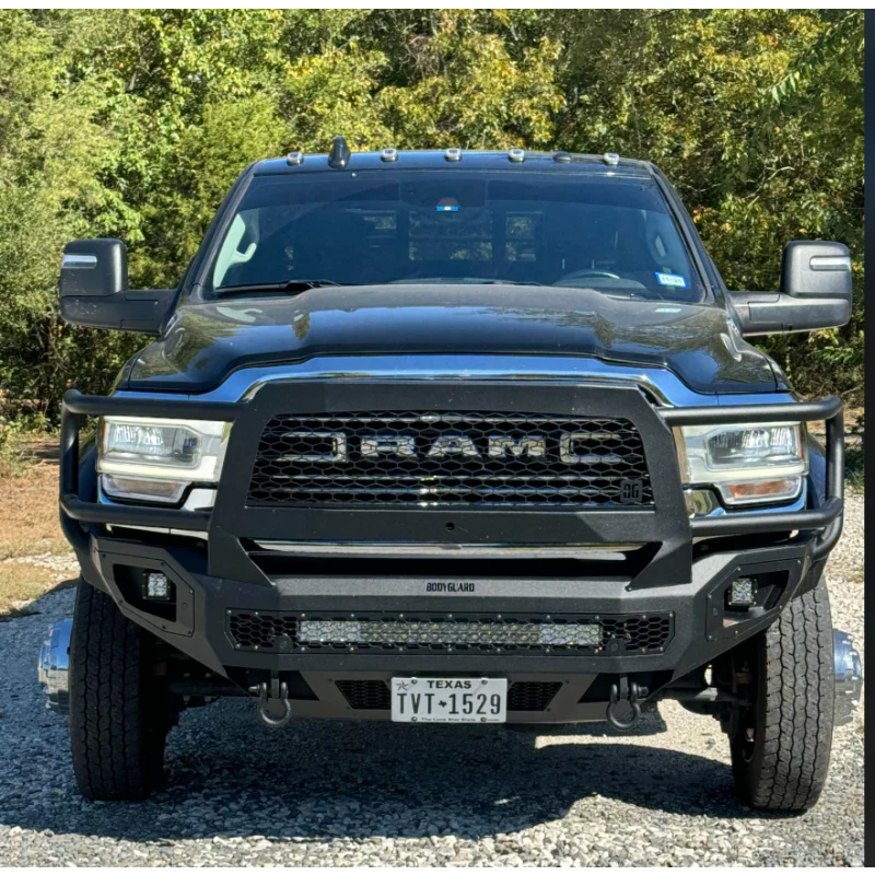 Bodyguard Freedom Front Extreme Non-Winch W/O Sensor Cutouts W/ Mesh Grille No Camera Harness Bare Metal Model NER19DNBMN - Image 2