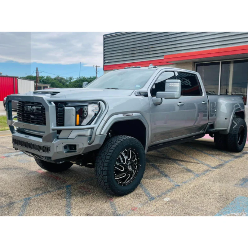 Bodyguard Freedom Front Extreme Non-Winch W/O Sensor Cutouts W/ Mesh Grille With Camera Harness Bare Metal Model NEG24BNBMH - Image 4
