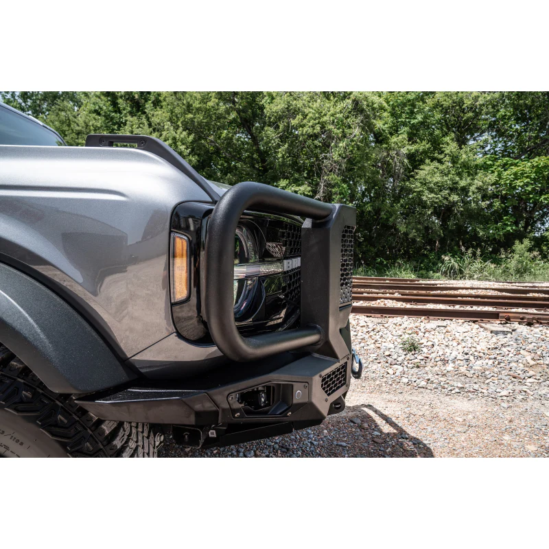 Bodyguard Freedom Front Extreme Raptor Only Winch Mount Sensor Cutouts With Camera Harness Bare Metal Model LEF21MYBNH-R - Image 7
