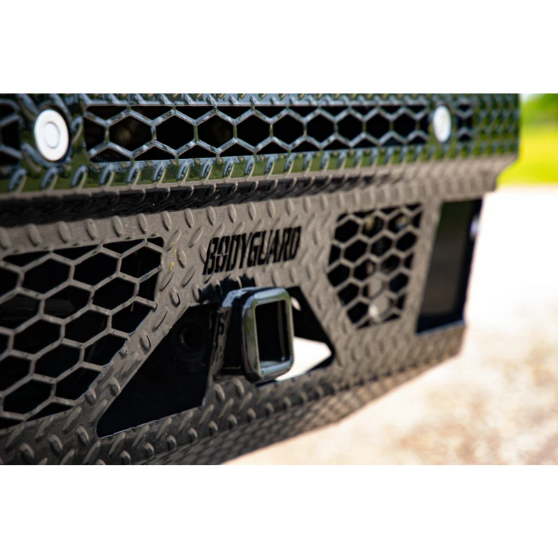 Bodyguard FT Front Extreme - Sensor Cutouts Fog Cutouts Receiver W/ Mesh Grille No Camera Harness Bare Metal Model JEC20BYBMN - Image 5