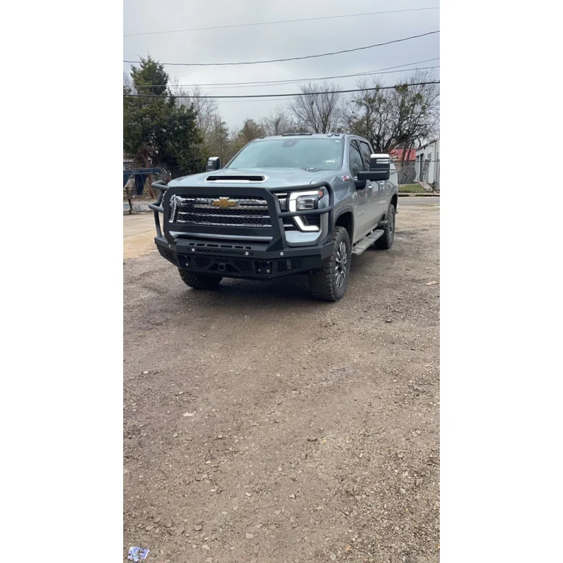 Bodyguard FT Front Extreme - Sensor Cutouts Fog Cutouts Receiver W/ Mesh Grille No Camera Harness Bare Metal Model JEC24BYBMN - Image 3