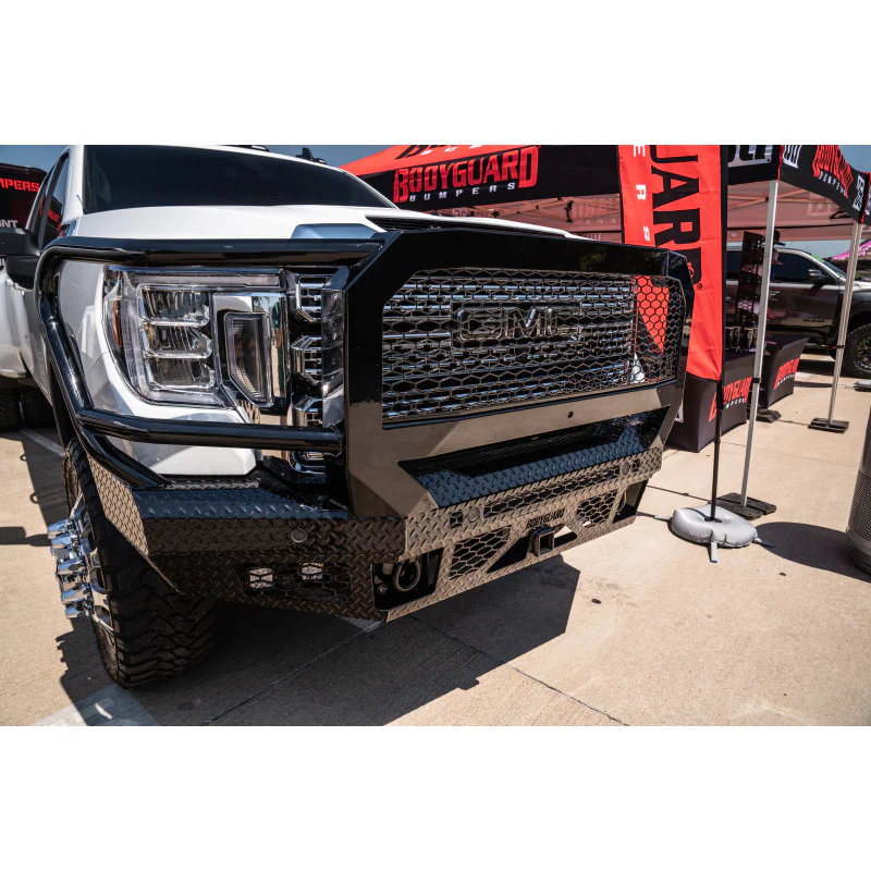 Bodyguard FT Front Extreme - Sensor Cutouts Fog Cutouts Receiver W/ Mesh Grille No Camera Harness Bare Metal Model JEG20BYBMN - Image 3