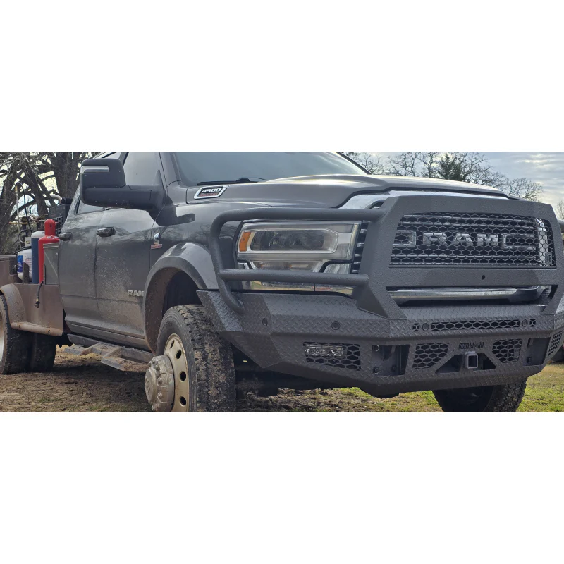 Bodyguard FT Front Extreme Sensor Cutouts Fog Cutouts Receiver W/ Mesh Grille No Camera Harness Gloss Black Powder Coat **Fits 4500/5500 Fender Flare Only** Model JER19DYGMN - Image 5