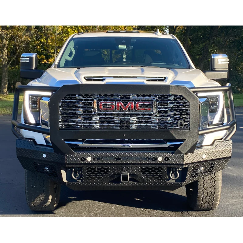 Bodyguard FT Front Extreme Sensor Cutouts Fog Cutouts Receiver W/ Mesh Grille No Camera Harness Gloss Black Powder Coat Model JEG24BYGMN - Image 2