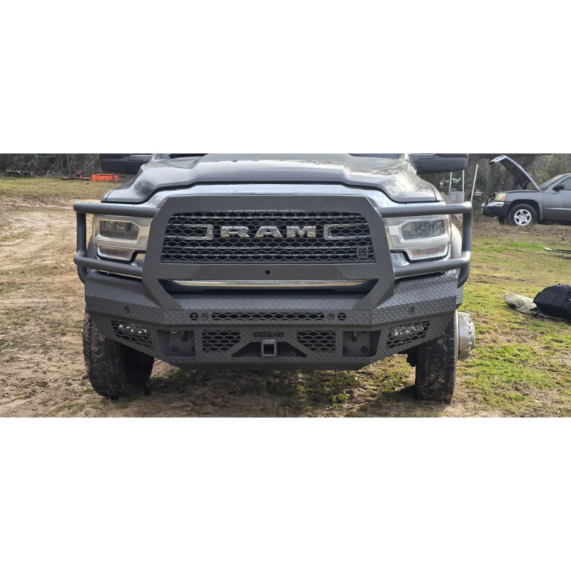 Bodyguard FT Front Extreme Sensor Cutouts Fog Cutouts Receiver W/ Mesh Grille No Camera Harness Texture Black Powder Coat **Fits 4500/5500 Fender Flare Only** Model JER19DYTMN - Image 4