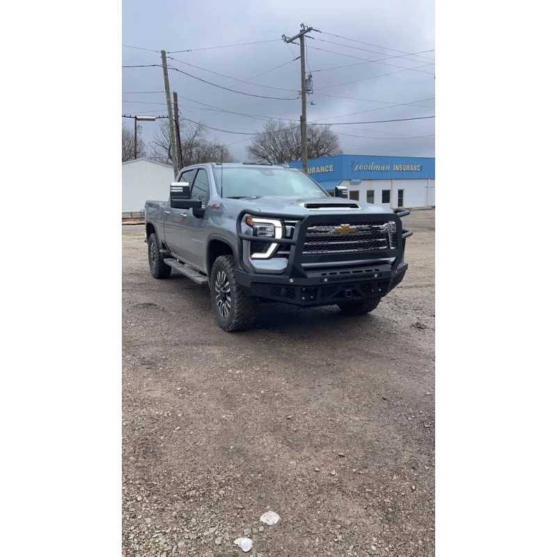 Bodyguard FT Front Extreme - Sensor Cutouts Fog Cutouts Receiver W/ Mesh Grille No Camera Harness Texture Black Powder Coat Model JEC24BYTMN - Image 4