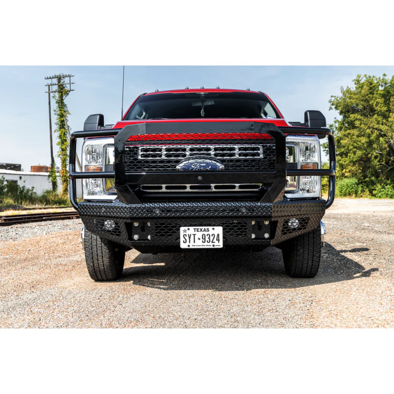 Bodyguard FT Front Extreme - Sensor Cutouts Fog Cutouts Receiver W/ Mesh Grille No Camera Harness Texture Black Powder Coat Model JEF23BYTMN - Image 3