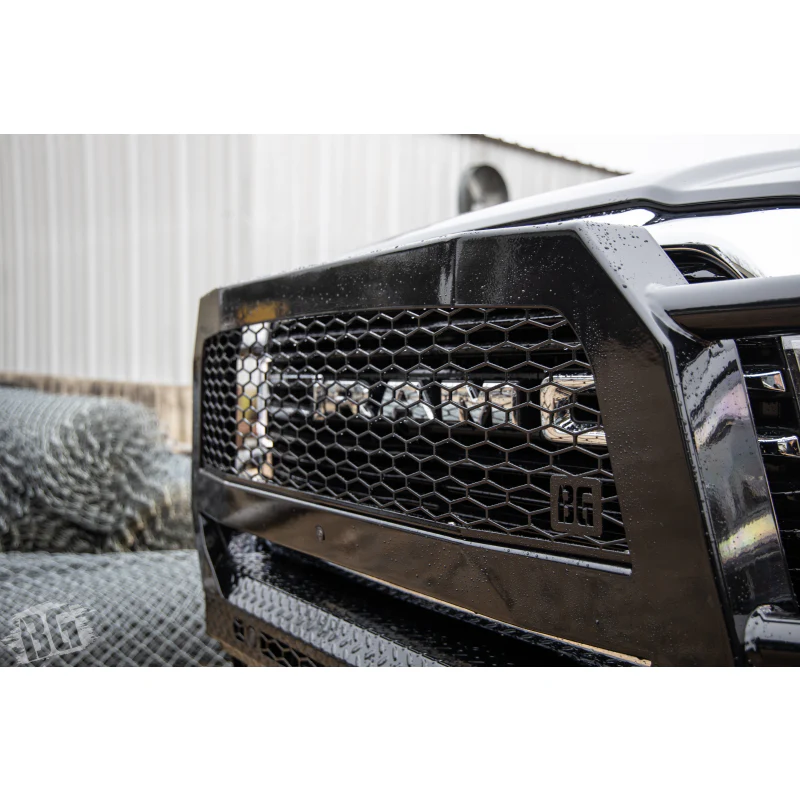 Bodyguard FT Front Extreme Sensor Cutouts Fog Cutouts Receiver W/ Mesh Grille No Camera Harness Texture Black Powder Coat Model JER19BYTMN - Image 3