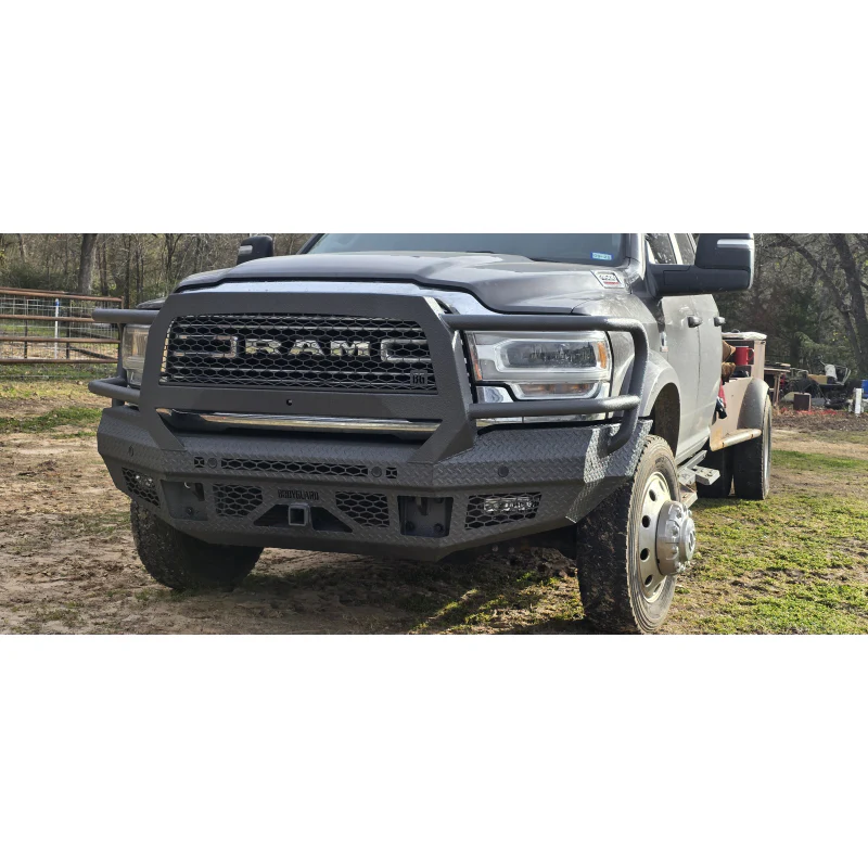 Bodyguard FT Front Extreme Sensor Cutouts Fog Cutouts Receiver W/ Mesh Grille With Camera Harness Bare Metal **Fits 4500/5500 Fender Flare Only** Model JER19DYBMH - Image 3