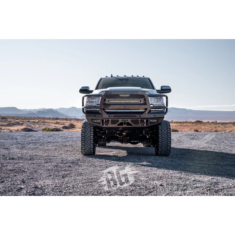 Bodyguard FT Front Extreme Sensor Cutouts Fog Cutouts Receiver W/ Mesh Grille With Camera Harness Gloss Black Powder Coat Model JER19BYGMH - Image 7