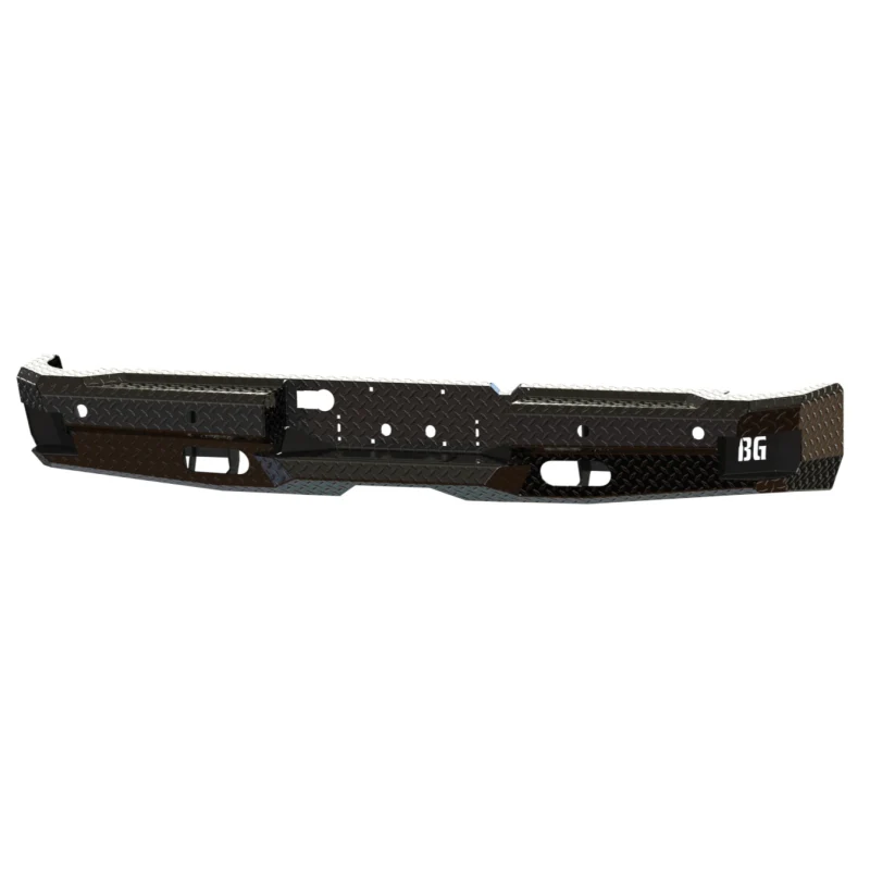 Bodyguard FT Rear - Sensor Cutouts Gloss Black Powder Coat Model KFR10BYG