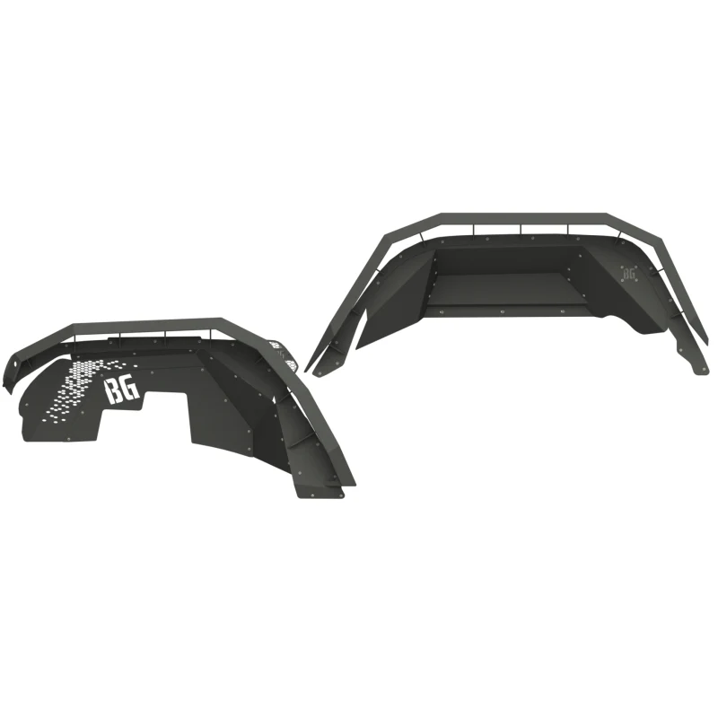 Bodyguard Gladiator Fender System - Narrow Version Front And Rear Liners And Fender Flares Bare Metal Model 51351B