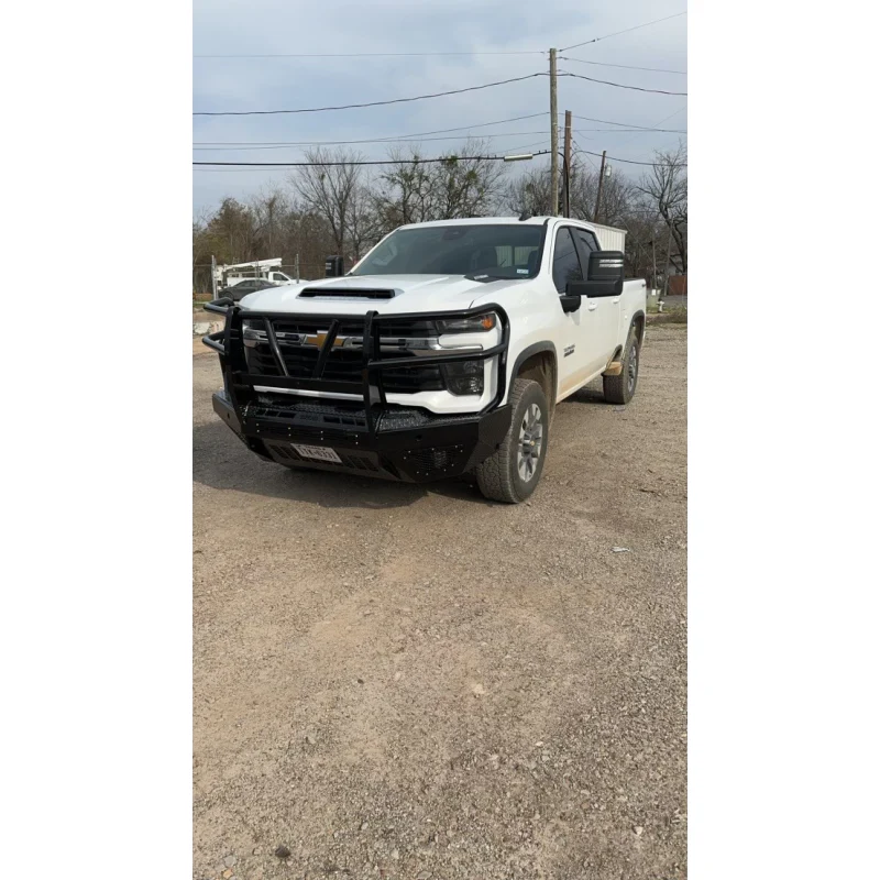 Bodyguard T2 Front Extreme - Sensor Cutouts Factory Fog Cutouts Receiver Skid Plate W/O Mesh Grille No Camera Harness Texture Black Powder Coat Model EEC24BYHTNN - Image 3