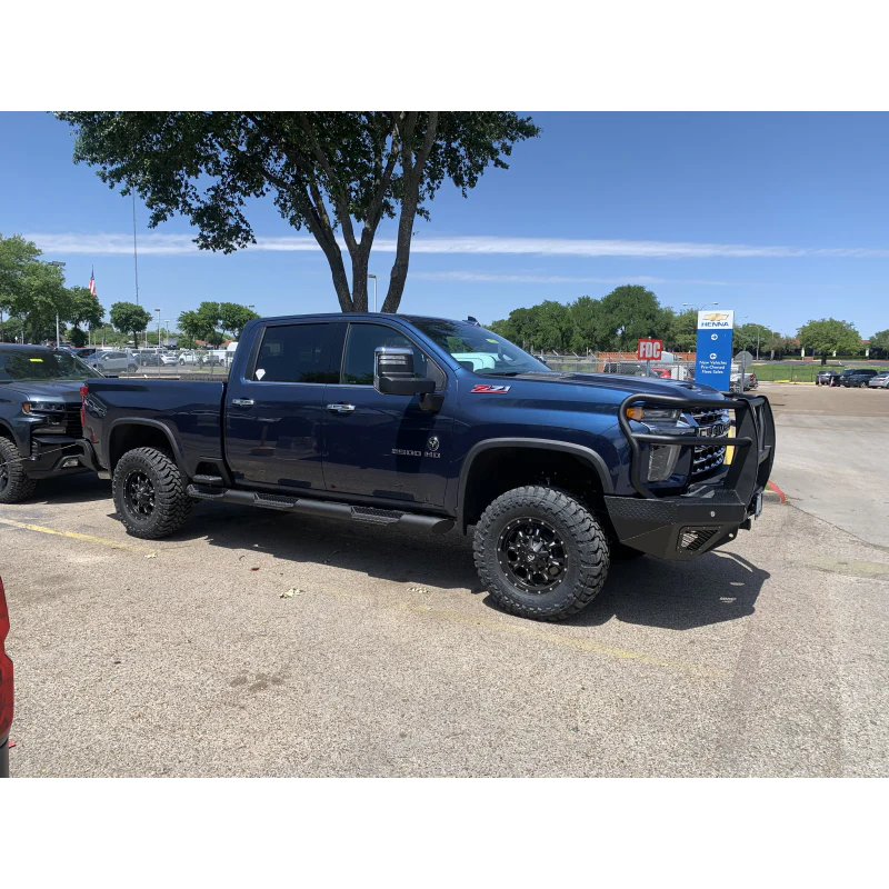 Bodyguard T2 Front Extreme - Sensor Cutouts Factory Fog Cutouts Winch Mount Skid Plate W/ Mesh Grille With Camera Harness Bare Metal Model EEC20BYWBMH - Image 5