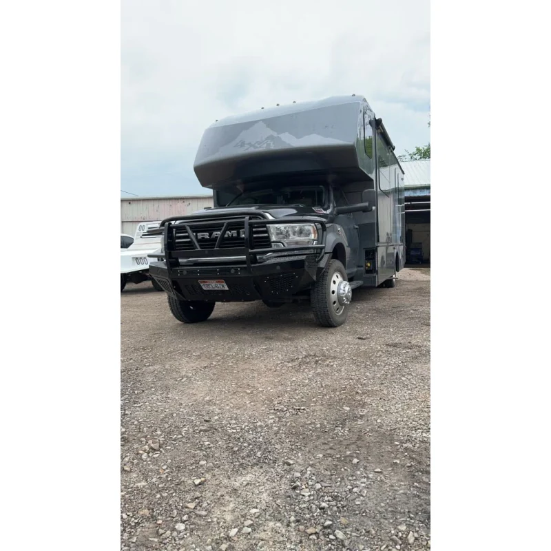 Bodyguard T2 Front Extreme - Sensor Cutouts Factory Fog Cutouts Winch Mount Skid Plate W/O Mesh Grille No Camera Harness Bare Metal Model EER19BYWBNN - Image 4