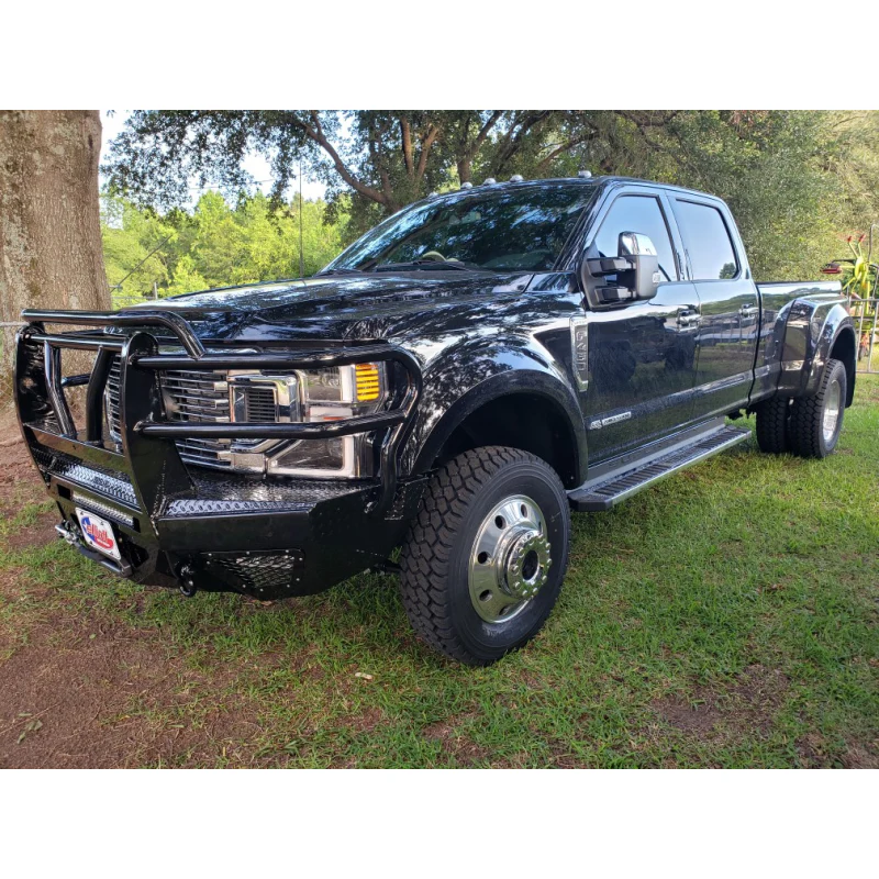 Bodyguard T2 Front Extreme - W/O Sensor Cutouts Factory Fog Cutouts Winch Mount Skid Plate W/ Mesh Grille With Camera Harness Texture Black Powder Coat **Fits 450/550 Fender Trim** Model EEF17DNWTMH - Image 3