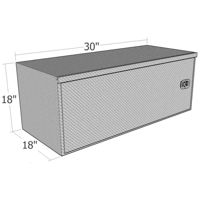 Brute 18" X 18" X 30"L HD Under Body -  Diamond, Swing Door Model HBD1830 - Image 3