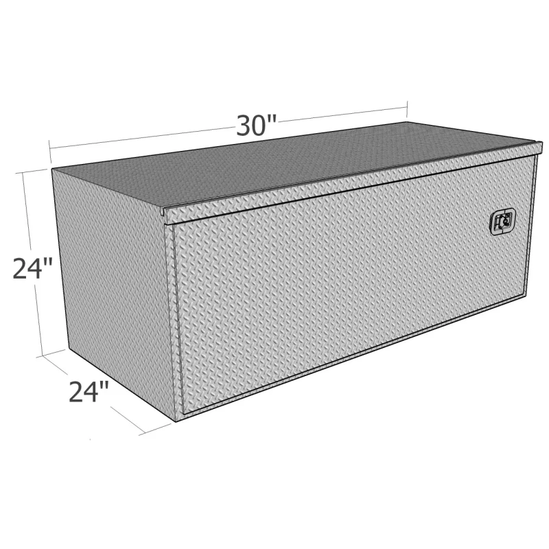 Brute 24' X 24" X 30"L HD Under Body -  Diamond, Swing Door Model HBD2430 - Image 3