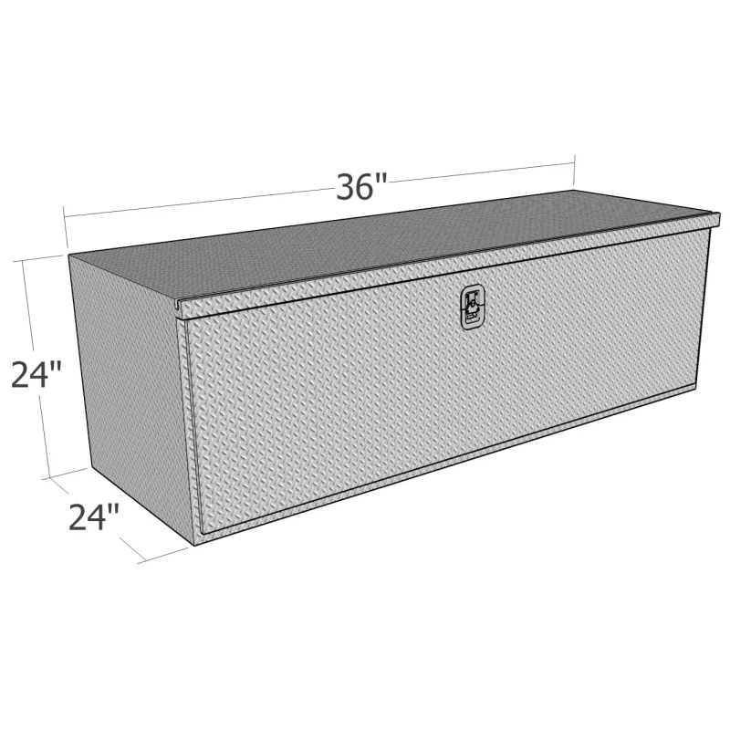 Brute 24" X 24" X 36"L HD Under Body -  Diamond, Drop Down Door Model HUB2436 - Image 2