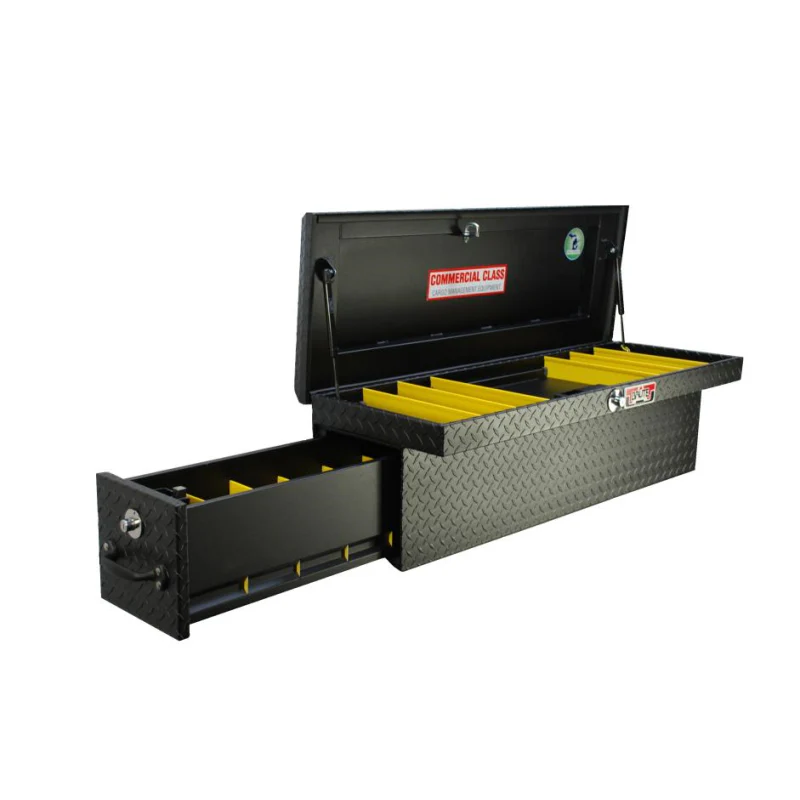 Brute 47" Side Mount Tool Textured Black W/ Rear Bed Safe Roller Drawer Passenger Side Model RB7647P-BT - Image 2