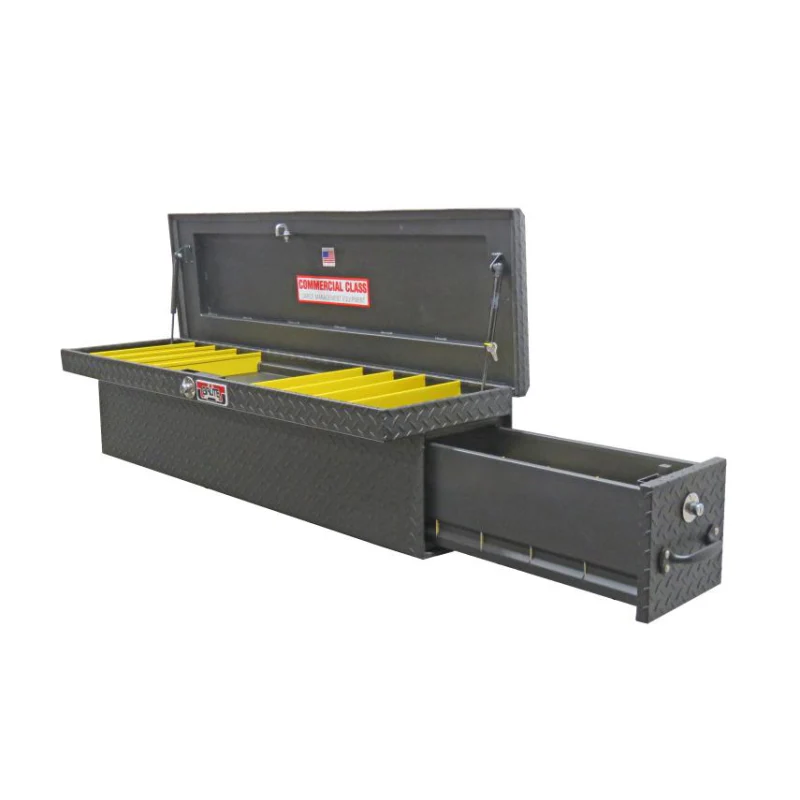 Brute 56" Side Mount Tool Textured Black W/ Rear Bed Safe Roller Drawer Drivers Side Model RB7656D-BT - Image 2