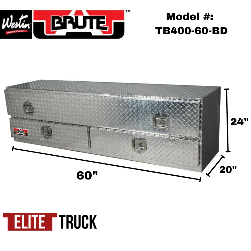 Brute 60" High Cap Stake Bed Contractor Topsider W/ Bottom Drawers Model TB400-60-BD - Image 2