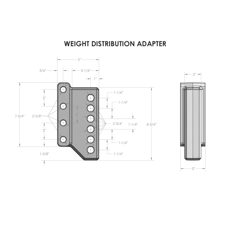 BulletProof Hitches Heavy Duty Weight Distribution Adapter Model HDWDA - Image 6