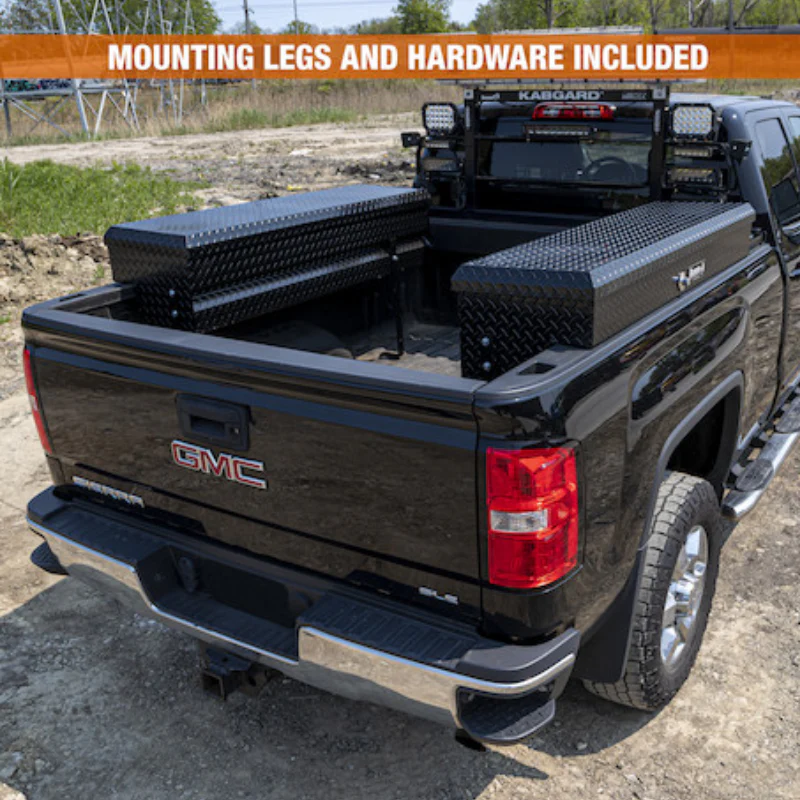 Buyers Products 13x16x36 Inch Side Mount Truck Tool Box Textured Matte Black Diamond Tread Aluminum Model 1733005 - Image 7