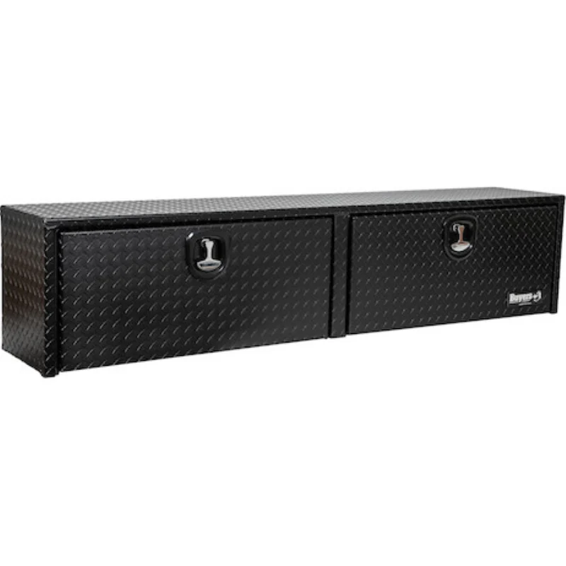 Buyers Products 18x16x90 Textured Matte Black Diamond Tread Aluminum Topsider Truck Box Model 1722565