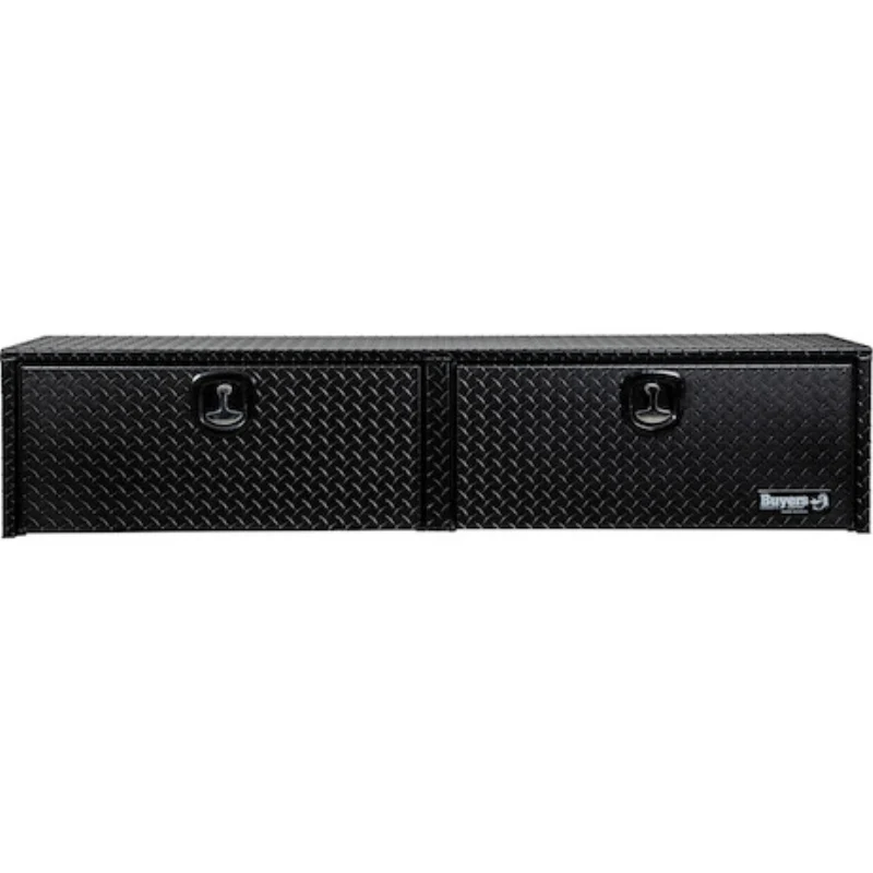 Buyers Products 18x16x90 Textured Matte Black Diamond Tread Aluminum Topsider Truck Box Model 1722565 - Image 5