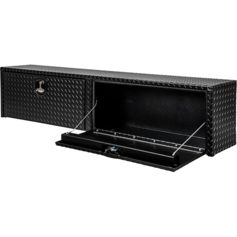 Buyers Products 18x16x90 Textured Matte Black Diamond Tread Aluminum Topsider Truck Box Model 1722565 - Image 7