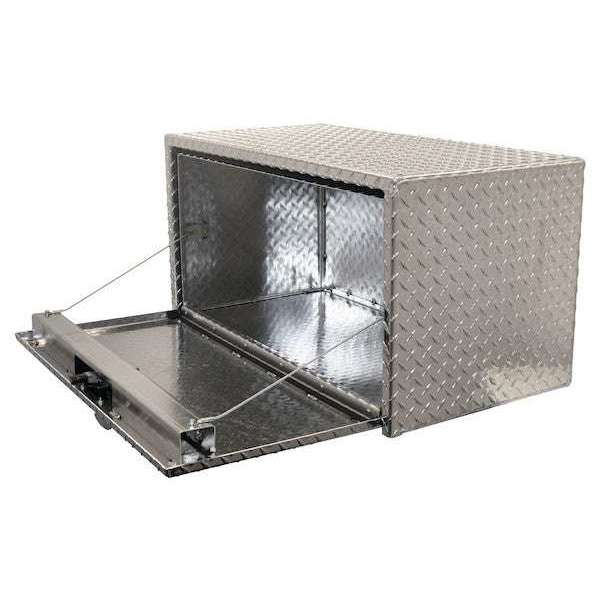 Buyers Products 18x18x30 Inch Diamond Tread Aluminum Underbody Truck Box with 3-Point Latch Model 1735103 - Image 3