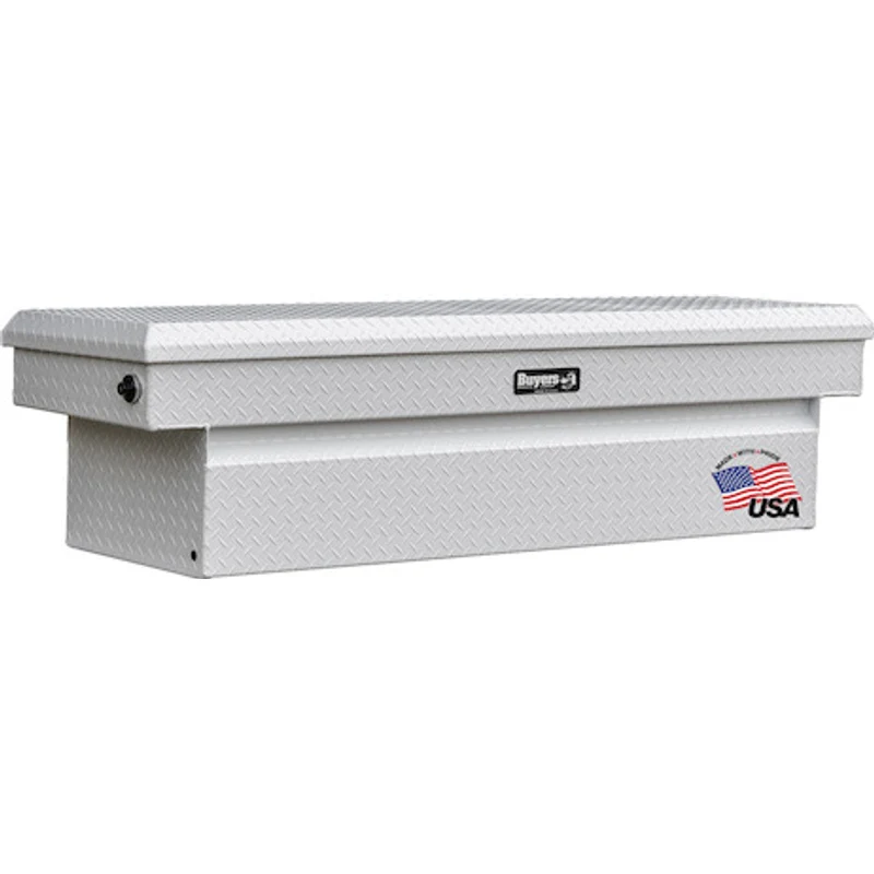 Buyers Products 18x20x71 Inch Gloss White Diamond Tread Aluminum Crossover Truck Tool Box Model 1749435 - Image 14