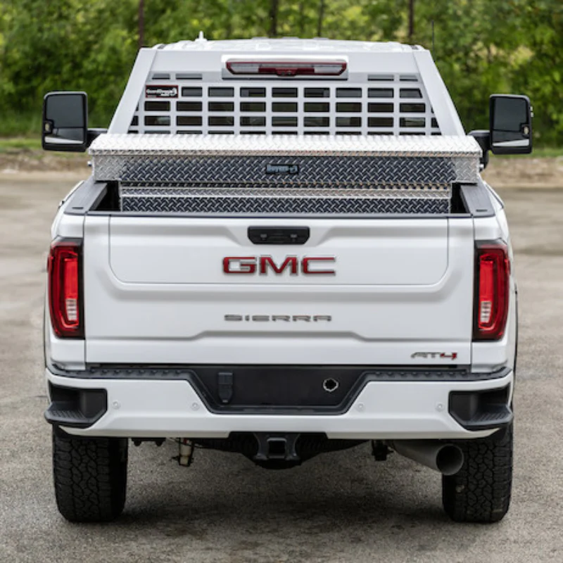 Buyers Products 23.00-inch Tall Gloss White Heavy-Duty Steel GuardDogg Pickup Truck Headache Rack Bundle with Mounting Brackets Model 851405 - Image 10
