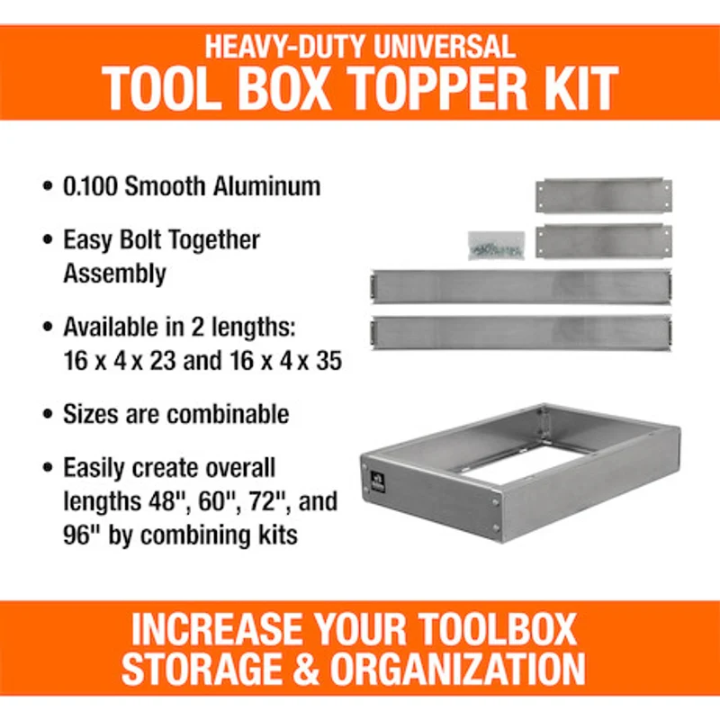 Buyers Products 24-Inch Heavy Duty Universal Smooth Aluminum Toolbox Top Tray Model 1744149 - Image 10