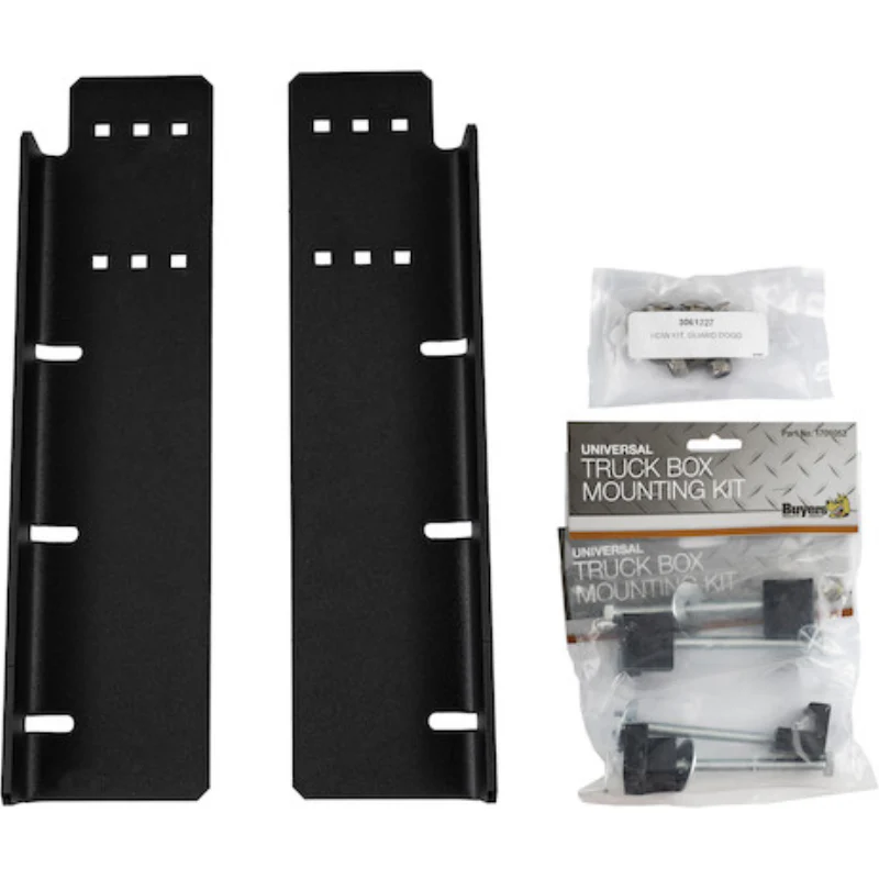 Buyers Products 23.50" Inch Tall Matte Black Heavy-Duty Steel GuardDogg Pickup Truck Headache Rack Bundle with Mounting Brackets Model 851560 - Image 11