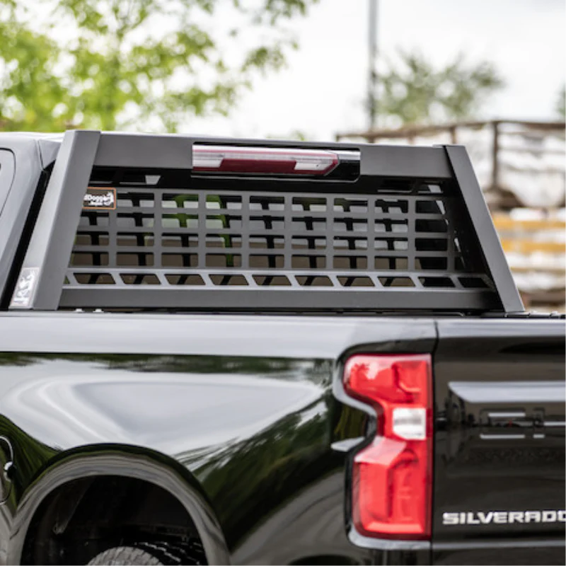 Buyers Products 23.50" Inch Tall Matte Black Heavy-Duty Steel GuardDogg Pickup Truck Headache Rack Bundle with Mounting Brackets Model 851560 - Image 4